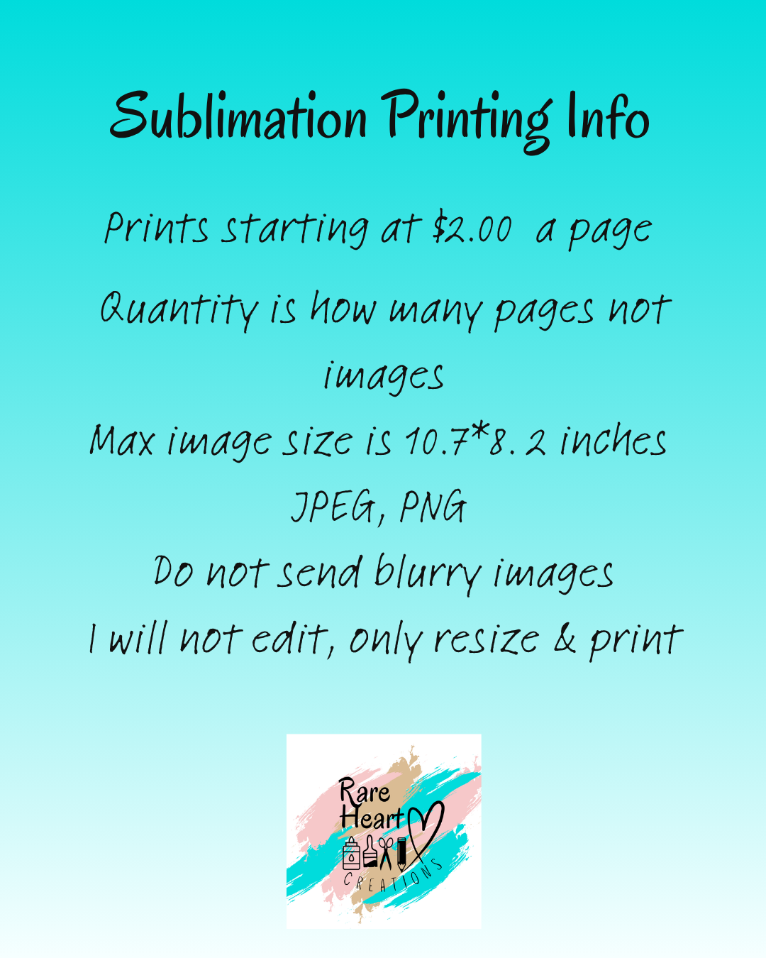 Sublimation Printing Services