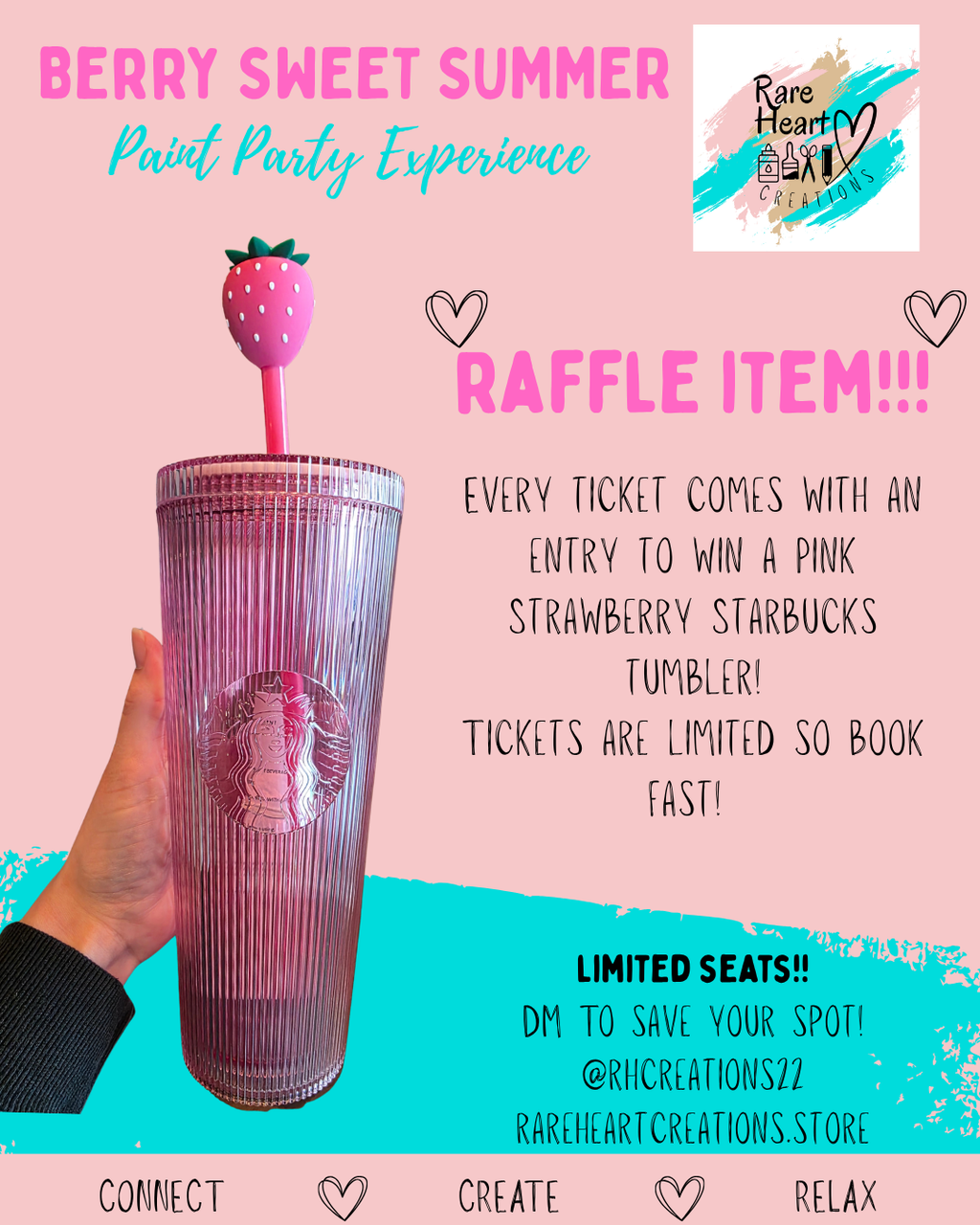 8/23 Berry Sweet Summer Paint Experience