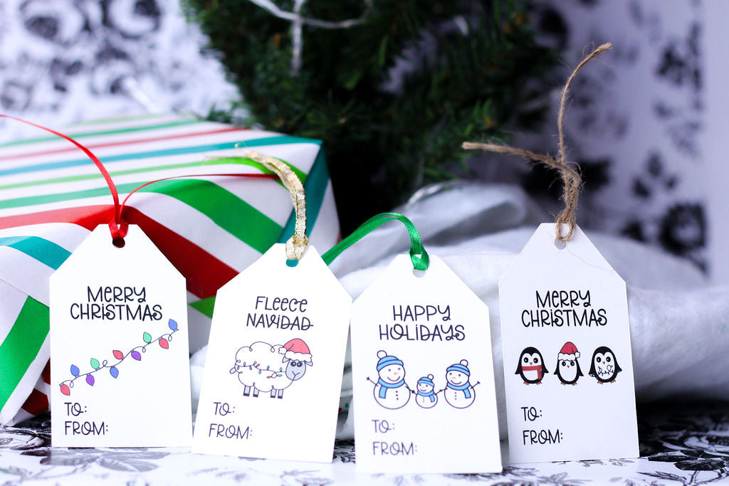 Christmas Character Themed Gift Tags 8 Count