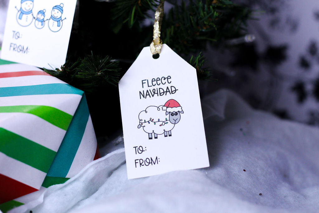 Christmas Character Themed Gift Tags 8 Count