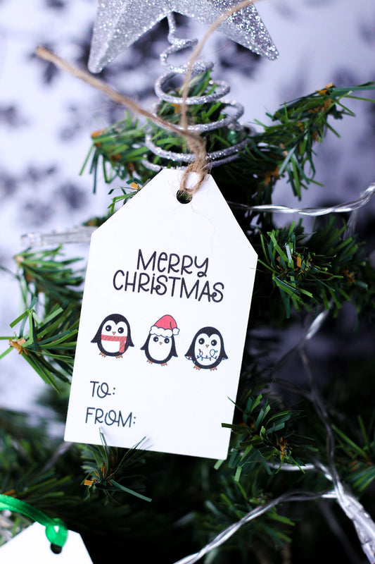 Christmas Character Themed Gift Tags 8 Count