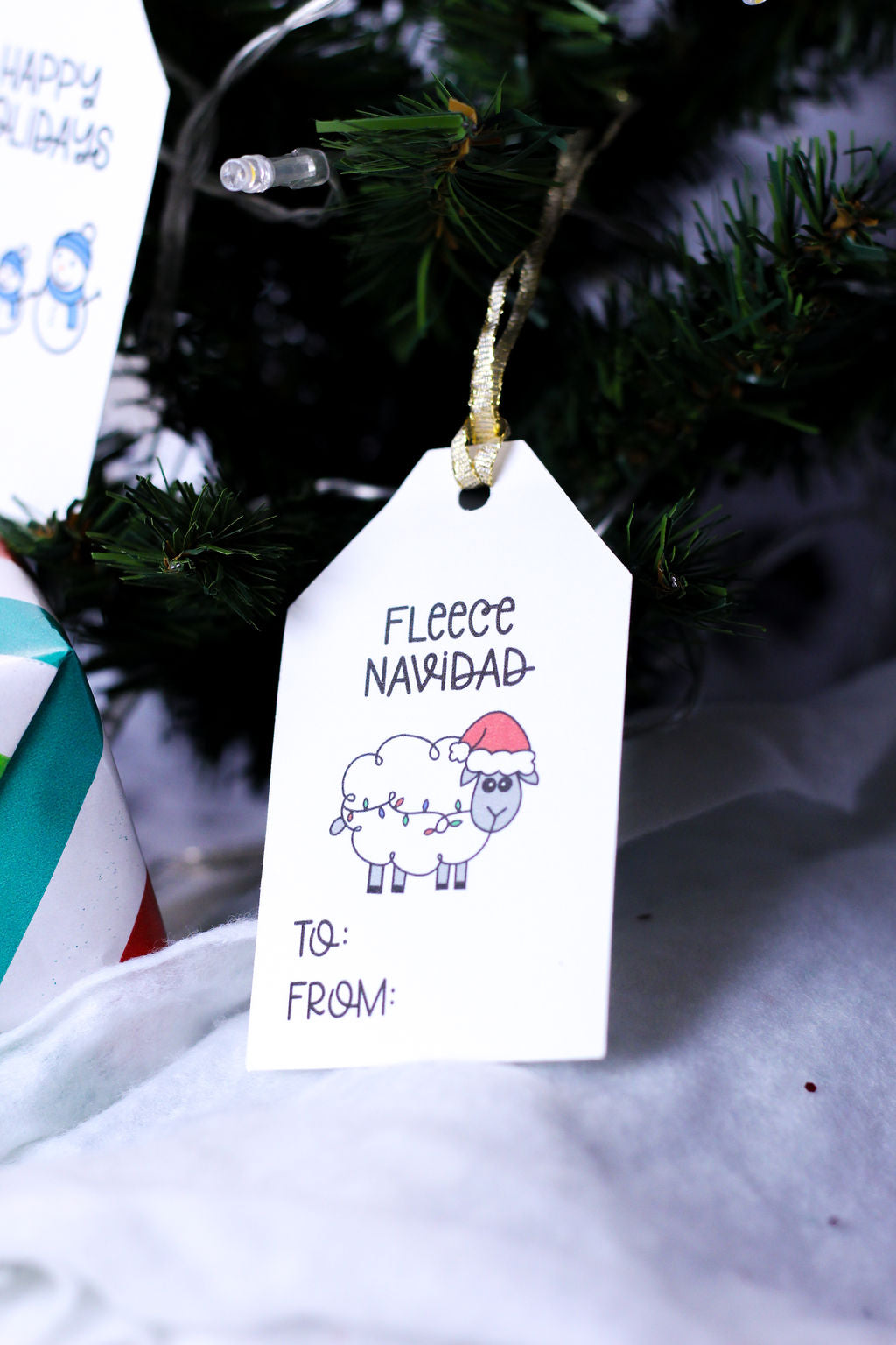 Christmas Character Themed Gift Tags 8 Count