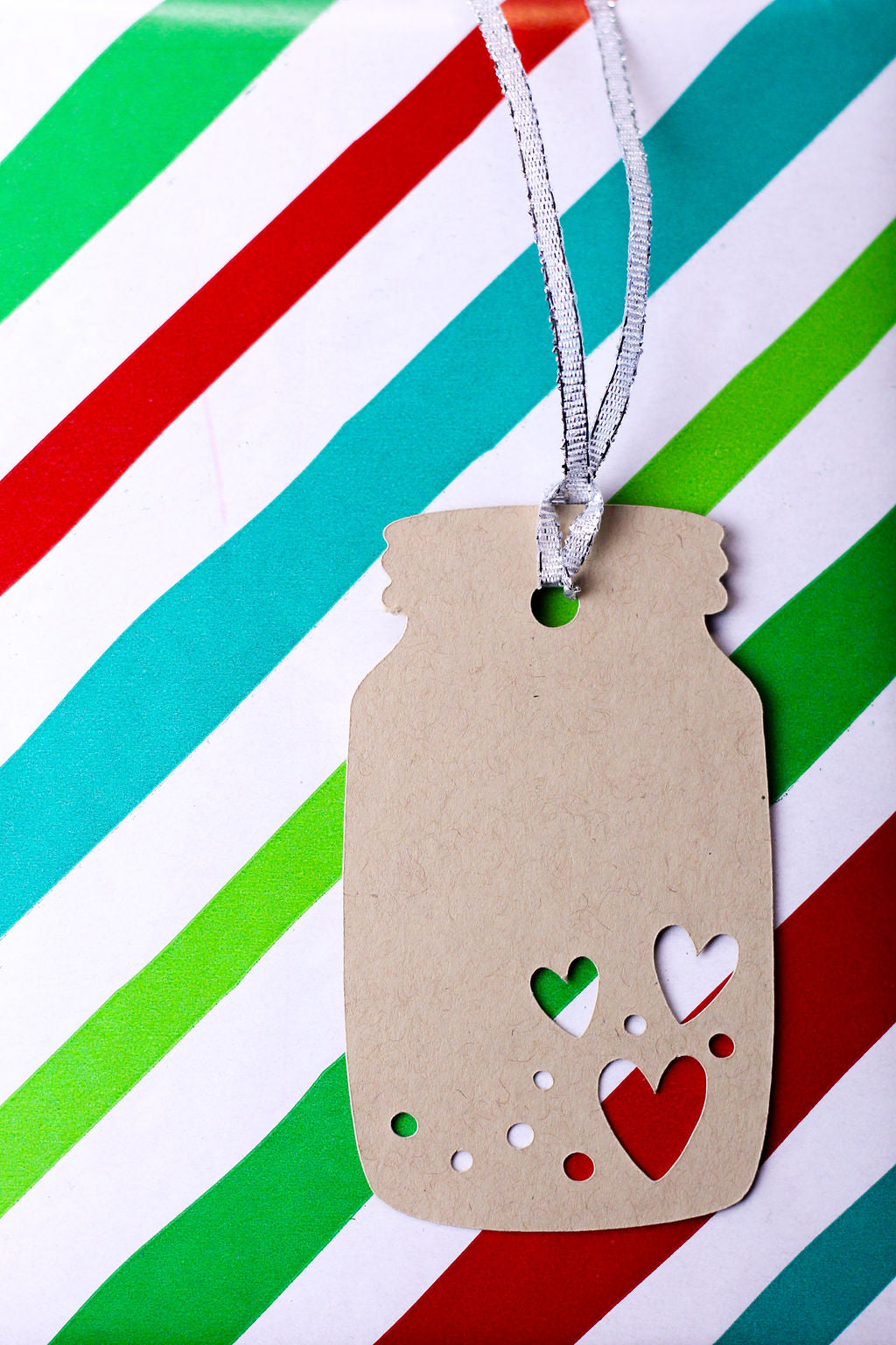 12-Pack, 3-Inch Mason Jar-Shaped Gift Tags