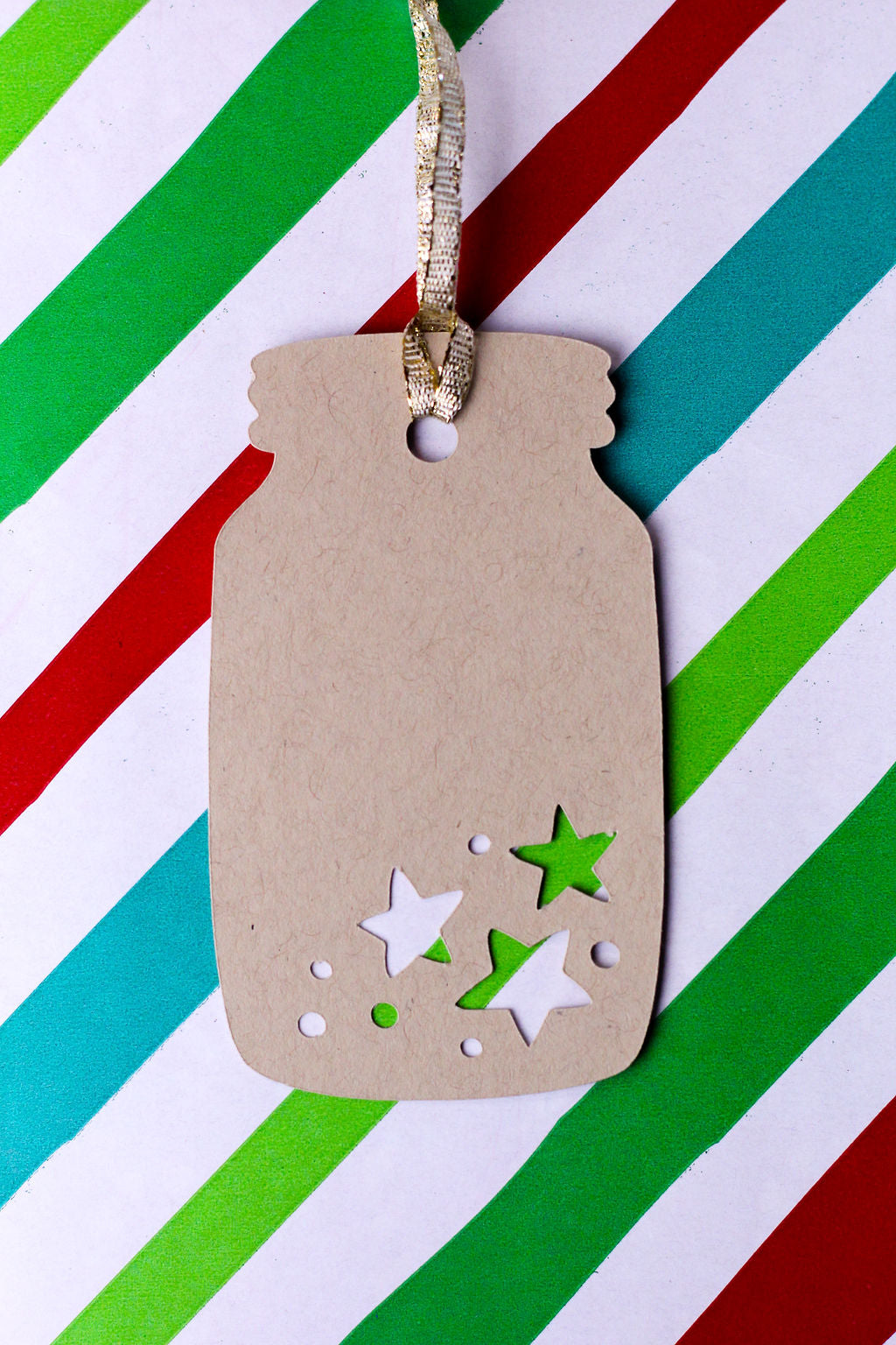 12-Pack, 3-Inch Mason Jar-Shaped Gift Tags