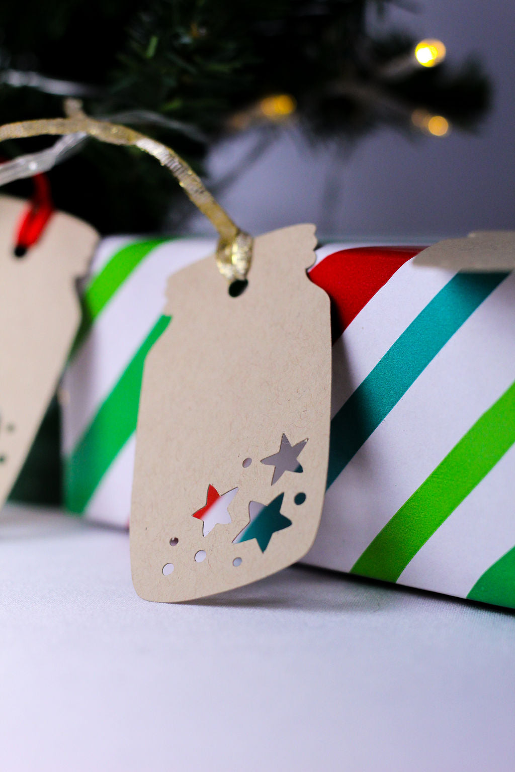 12-Pack, 3-Inch Mason Jar-Shaped Gift Tags