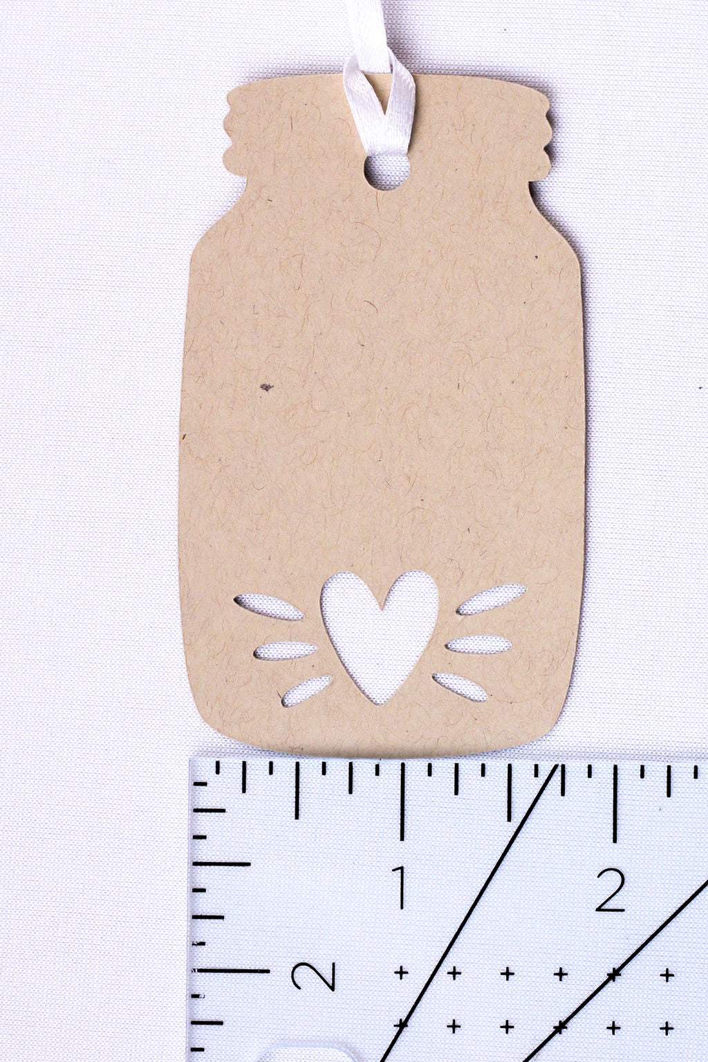 12-Pack, 3-Inch Mason Jar-Shaped Gift Tags