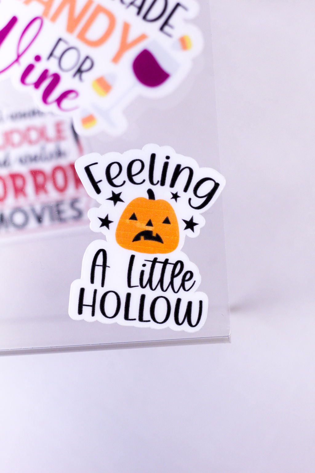 5-Pack, 3-Inch Coping Halloween Stickers - Water Resistant, Vinyl