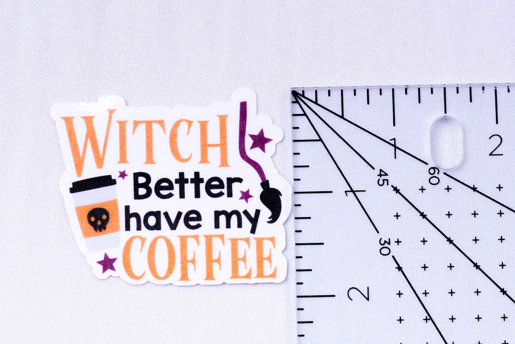 5-Pack, 3-Inch Sassy Halloween Stickers - Water Resistant, Vinyl