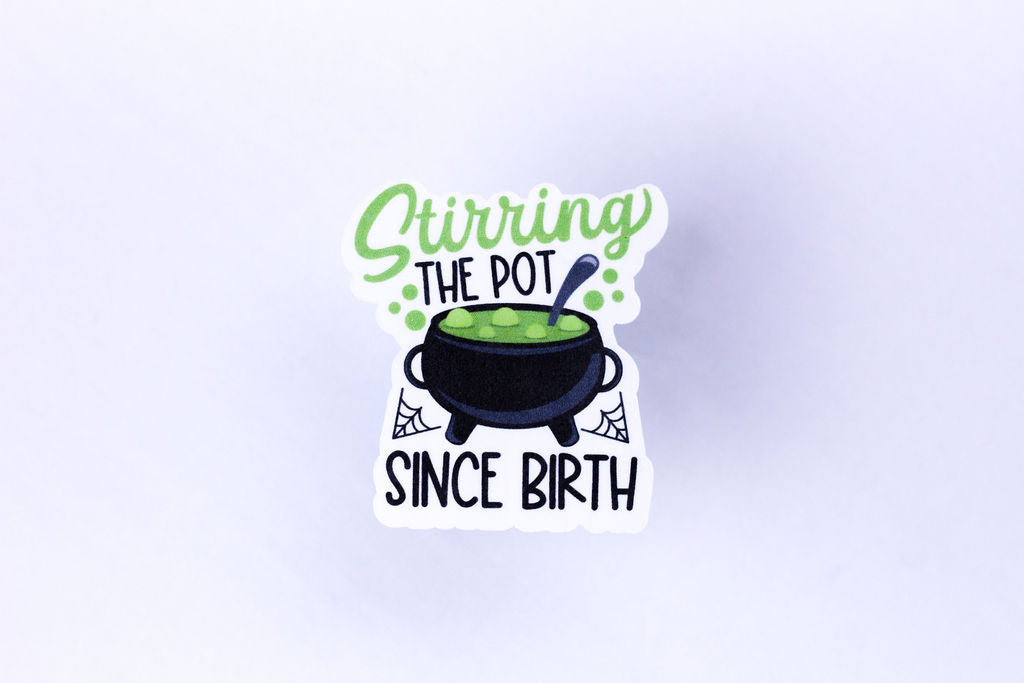 5-Pack, 3-Inch Sassy Halloween Stickers - Water Resistant, Vinyl