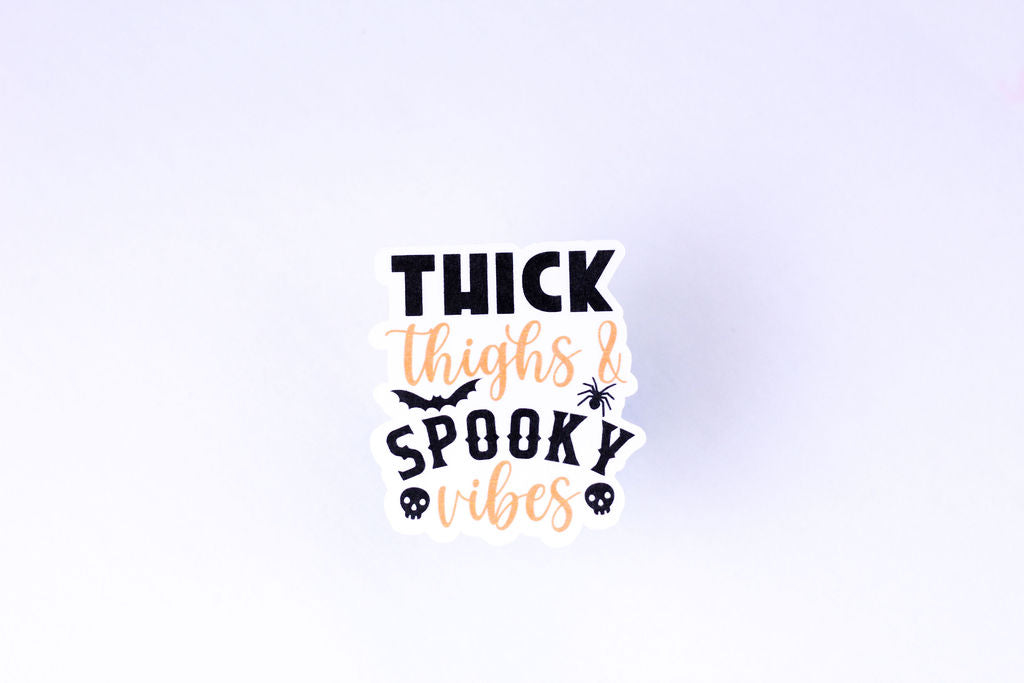 5-Pack, 3-Inch Sassy Halloween Stickers - Water Resistant, Vinyl