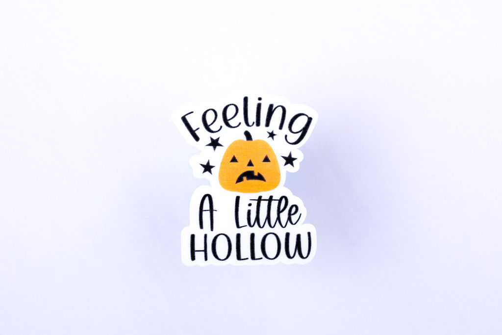 5-Pack, 3-Inch Coping Halloween Stickers - Water Resistant, Vinyl