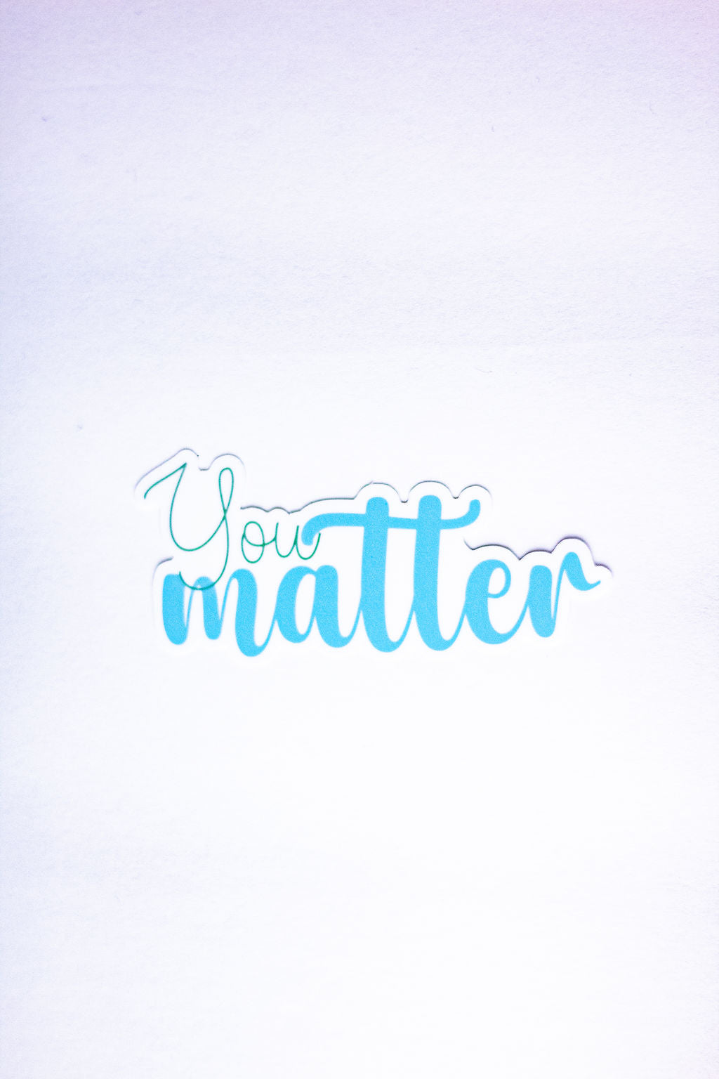 "You Matter", 3-Inch Mental Health Stickers - Water Resistant